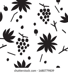 Seamless floral pattern. It can be used as a wallpaper, wrapping paper, backgrounds and packages.