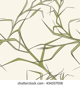 Seamless floral pattern can be used for wallpaper, website background, wrapping paper. Leaf natural bright pattern. Summer design. Flower concept.