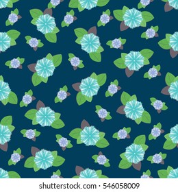 Seamless floral pattern. Can be used for wallpaper, pattern fills, textile, web page background, surface textures, Image for advertising booklets, banners, flyers.