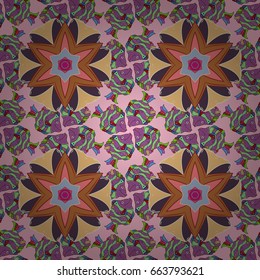 Seamless floral pattern can be used for wallpaper, website background, wrapping paper. Vector flower concept. 