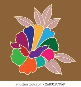 Seamless floral pattern, classic flower ornament, abstract ditsy print in vintage motif. Elegant botanical design of beautiful large wild flowers, leaves, small branches, herbs. Vector illustration.
