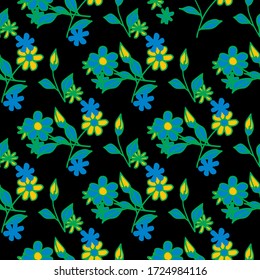 Seamless Floral Pattern. for Cloth, Wallpaper,