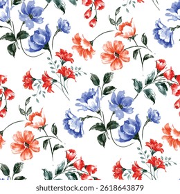 Nahtlose Blumenmuster-Kollektion für alle Druckzwecke