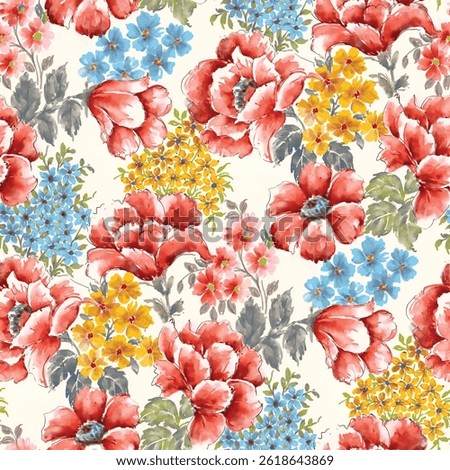 Seamless Floral Pattern Collection for all Print Purpose