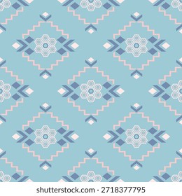 Colección de patrón floral sin fisuras con flores botánicas abstractas y Formas orgánicas. Diseño de repetición decorativo con una paleta de colores vintage moderna, conveniente para la materia textil, tela, Fondo de pantalla, papel de embalaje, diseño superficial, papelería, embalaje, y fondos digitales