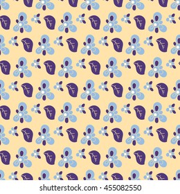Seamless floral pattern. Color abstract ornaments in a classic style. Template for fabric patchwork.