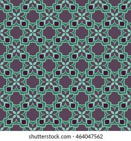 Seamless floral pattern. Color abstract ornaments in a classic style. Template for fabric patchwork.