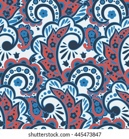 Seamless floral pattern. colorful vector background