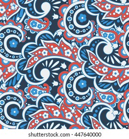 Seamless floral pattern. colorful vector background