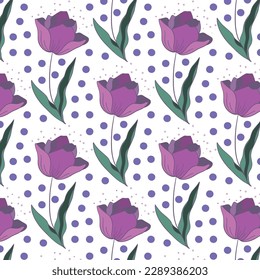 Seamless floral pattern, cute ditsy print with country motif. Pretty flower design, abstract composition of hand drawn plants: small yellow flowers, leaves on a light background. Vector illustration.