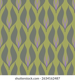 Seamless floral pattern, cute ditsy print with liberty spring botany. Pretty botanical design with small hand drawn wild plants: flowers, tiny twigs leaves on a blue background. Vector illustration