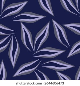 Seamless floral pattern, cute flower print with spring botany. Pretty ditsy design: hand drawn wild plants: small flowers, leaves in an abstract arrangement on a light background. Vector illustration