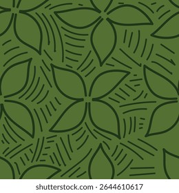 Padrão floral perfeito, impressão de flor bonito com botânica de primavera. Projeto bastante exigente: plantas selvagens desenhadas à mão: flores pequenas, folhas em um arranjo abstrato em um fundo claro. Ilustração vetorial