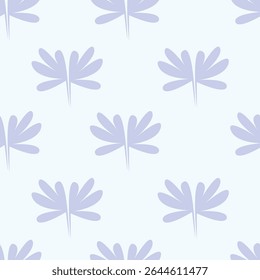 Padrão floral perfeito, impressão de flor bonito com botânica de primavera. Projeto bastante exigente: plantas selvagens desenhadas à mão: flores pequenas, folhas em um arranjo abstrato em um fundo claro. Ilustração vetorial