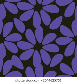 Seamless floral pattern, cute flower print with spring botany. Pretty ditsy design: hand drawn wild plants: small flowers, leaves in an abstract arrangement on a light background. Vector illustration