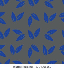 Nahtloses Blumenmuster, süßer Liberty-Ditsy-Print der Mini-Botanik in einem romantischen Motiv. Ziemlich einfaches botanisches Design: kleine handgezeichnete Blumen, winzige Blätter abstrakt auf Lichtfeld. Vektorgrafik