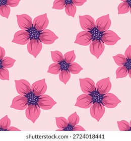 Padrão floral contínuo, impressão ditsy de liberdade bonito de mini botânica em um motivo romântico. Design botânico bem simples: pequenas flores desenhadas à mão, folhas minúsculas abstratas em campo de luz. Ilustração vetorial