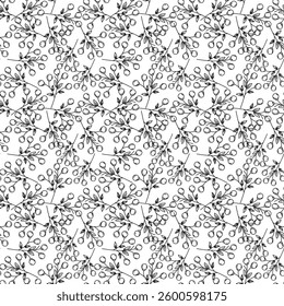 Seamless floral pattern. Cute retro textures. Flowers and dots for fabric, paper, packaging design. EPS vector illustration