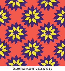Seamless floral pattern. Cute floral pattern suitable for clothing, textiles, wrapping paper, backgrounds, wallpapers.