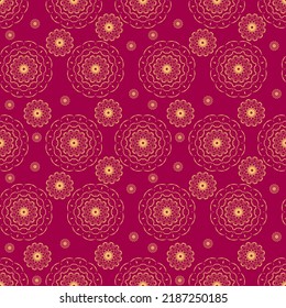 Seamless floral pattern. Decoration seamless pattern. Оriental cultural art. Vector eps10