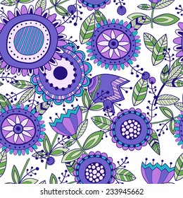 Seamless floral pattern, decorative background