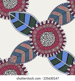 Seamless floral pattern, decorative background 