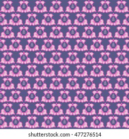 Seamless Floral Pattern. Decorative Flower Design. Elegance Thai pattern abstract background.