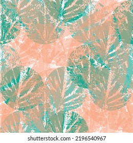 Seamless floral pattern with delicate abstract flowers and flying butterflies. Seamless abstract pattern. 