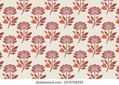 seamless floral pattern with delicate botanical details for wallpaper fabric wrapping paper nature inspired backgrounds garden and seasonal designs