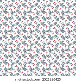 Seamless floral pattern with delicate flowers