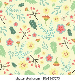 Seamless Floral pattern design