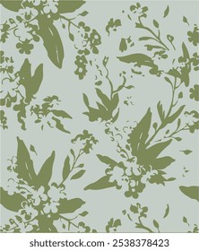 Seamless floral pattern, floral design, botanical artwork, artistic floral patterns