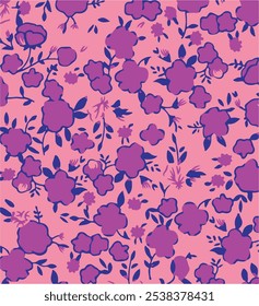 Seamless floral pattern, floral design, botanical artwork, artistic floral patterns