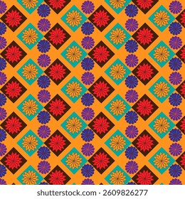 Seamless floral pattern for design. . Modern floral texture.  design in bright colors. The elegant the template for fashion prints.