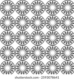 seamless floral pattern design on white background