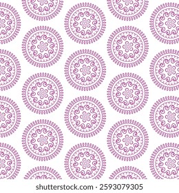 seamless floral pattern design on white background