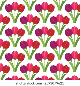 seamless floral pattern design on white background