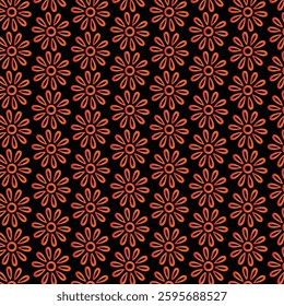 seamless floral pattern design on background 
