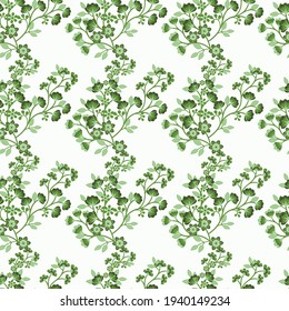 Seamless Floral Pattern Design. Perfect for printing on cloths, mug, wrapping paper, invitation card as a pattern.
