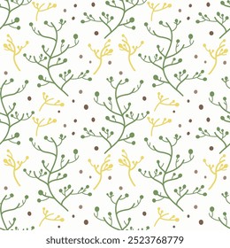 Diseño de patrón floral sin fisuras listo para impresiones textiles 