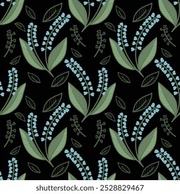 Seamless Floral Pattern Design Ready For Textile Prints