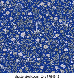 seamless floral pattern design spring illustration 