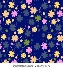 seamless floral pattern design spring illustration 