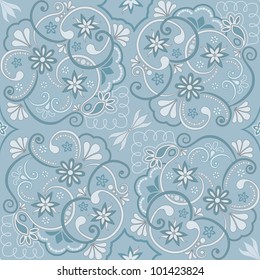 Seamless floral pattern for design, vector Illustration