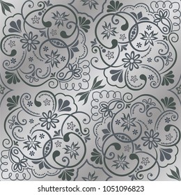 Seamless floral pattern for design, vector Illustration