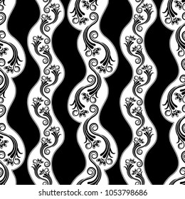 Seamless floral pattern for design, vector Illustration