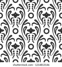 Seamless floral pattern for design, vector Illustration