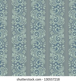 Seamless floral pattern for design, vector Illustration