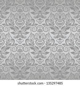 Seamless floral pattern for design, vector Illustration