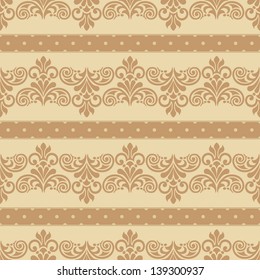 Seamless floral pattern for design, vector Illustration